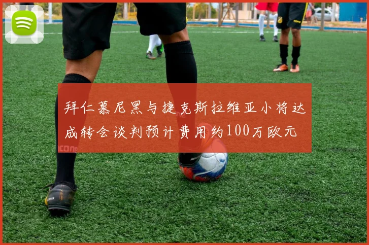 拜仁慕尼黑与捷克斯拉维亚小将达成转会谈判预计费用约100万欧元