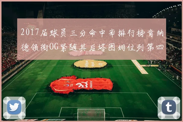 2017届球员三分命中率排行榜肯纳德领衔OG紧随其后塔图姆位列第四