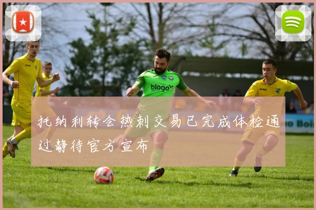 托纳利转会热刺交易已完成体检通过静待官方宣布